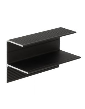 Randafwerkingprofiel inwendig 28mm Twinson Zwart 600 cm