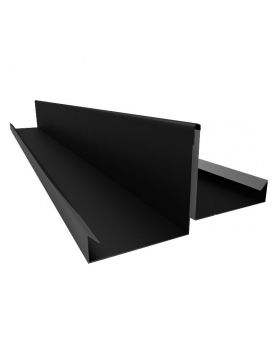 Quickgoot Prefab verholen goot renovatieprofiel Aluminium + EPDM 1 meter