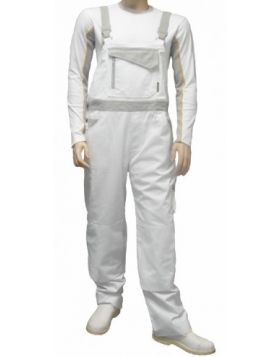 Be-Wear | Overall | wit-grijs | maat 48 | Super Prof (UITVERKOOP, OP = OP)
