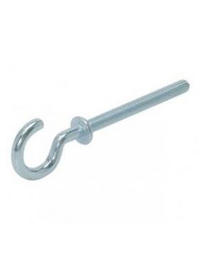 Schroefhaak Met Borst Zwaar M6 93X14mm Diameter: 5.2 Verzinkt - 10 stuks