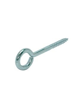 Schroefoog Houtdraad ht 4.8 30X14mm Diameter: 3.8 304 RVS - 10 stuks 