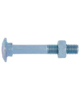 Slotbout M16 - 50 st - vierkantnok en moer - 40x38,80 mm