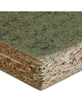 Groene spaanplaat 10mm V313 waterwerend (250x125cm) 