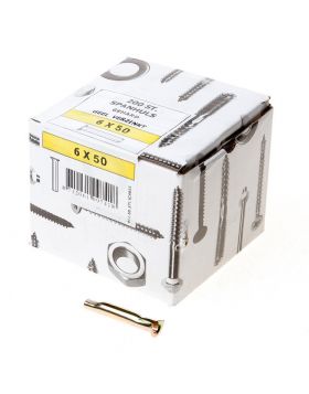 Fischer Spanhuls gegalvaniseerd 6.0x50mm doos 200 stuks