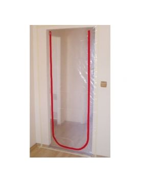 STOFSTOP afsluitfolie met rits 2.5 x 1.1 meter