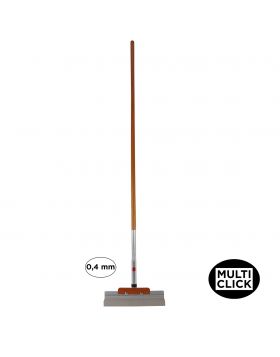 Super Prof Multi Click wand / vloerschraper met houten steel - 0,4 mm