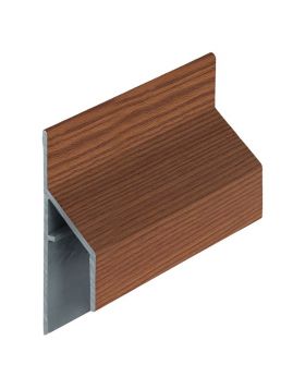 Trim/kraal aansluitprofiel 17mm Keralit Californian Redwood - Classic (bestelnr. 2810)