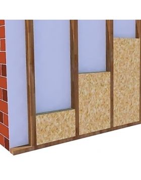 Bestaande tussenmuur / tussenwand isoleren met houten profielen