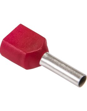 Twin-adereindhuls, geisoleerd 2 x 1,00 | 100 stuks
