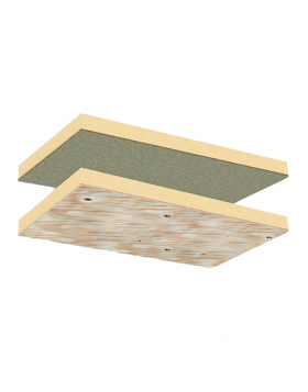 Usystem Roof PD Dakplaat - Rc 4,5 - Dikte 133mm - Kleur PLY ND 18 - Per M2