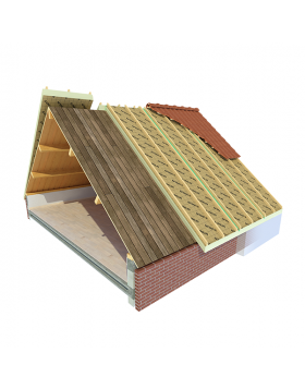 Usystem Roof Reno Plus Dakplaat - Rc 6,3 - Dikte 178mm - Per M2