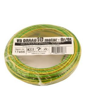 VD-draad 2.5 mm2 geel/groen - 10 meter