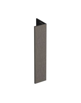 Verlengd eindprofiel 17x44mm Keralit Bruingrijs - Classic (bestelnr. 2811)