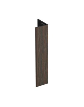 Verlengd eindprofiel 17x44mm Keralit Donker eiken - Classic (bestelnr. 2811)