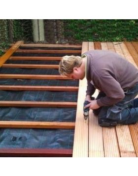 Vlonderterras maken / aanleggen in tuin