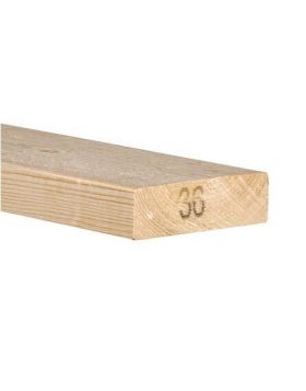 Vuren SLS C18 Geschaafd - 360cm (38x140mm)