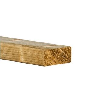 Vuren hout SLS geschaafd druk geïmpregneerd 38 x 89 mm 480 cm FSC