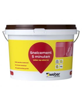 Weber Beamix Cebarrox Snelcement 5 min grijs 6kg
