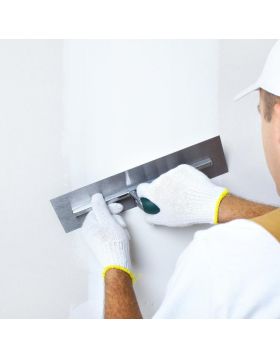 Zelf muur / wand stucen