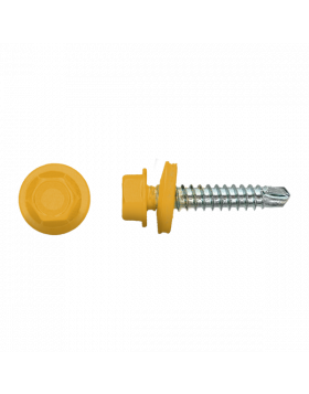 Zelfborende schroef 4,8x35mm Verzinkt RAL1032 | 100 stuks