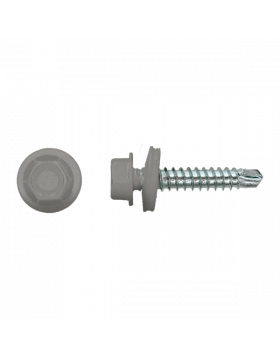 Zelfborende schroef 4,8x35mm Verzinkt RAL9007 | 100 stuks
