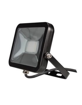 Zwarte design LED-schijnwerper - 20 W - warmwit (UITVERKOOP, OP = OP)