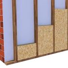 Bestaande tussenmuur / tussenwand isoleren met houten profielen