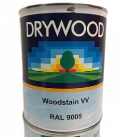 Timberstain zwart blik à 1 liter