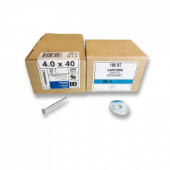 Nevima IVI Houtschroef met volgring