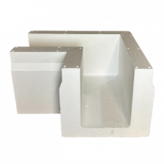 Vbi Funderingsbekisting hoek 350x500mm lengte 1200mm