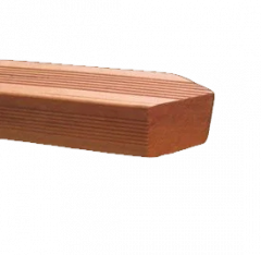 Hardhout Paal Geschaafd Gepunt 4Rk 68x68x2750mm