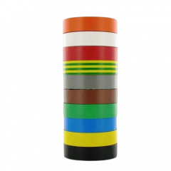Isolatietape AT-7 Rainbow - 10 kleuren (15x130mm, 10m¹)