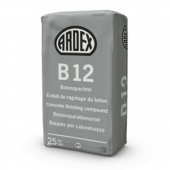 Ardex B12 Betonreparatiemortel grijs zak 25 kg