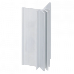 Basis aluminium uitwendig hoekprofiel Aluminium 400 cm - 2803