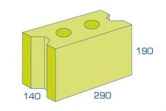 BIA Betonblokken 14/19 VW (290x140x190mm) per 18 stuks