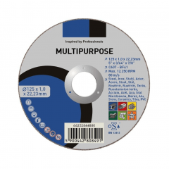 Bouwbestel Huismerk doorslijpschijf 125mm universeel