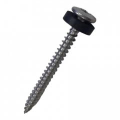 Monier Schroef+Neopreen volgring - 5x70mm - RVS - 100 stuks