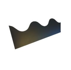 Golfplaat profielen - Vlak 177/51 104,5x14 cm zwart