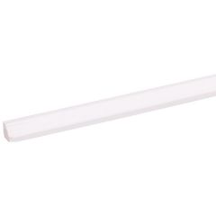 Grenen hoeklat binnenhoek FSC 11 x 11 mm 270 cm wit gegrond