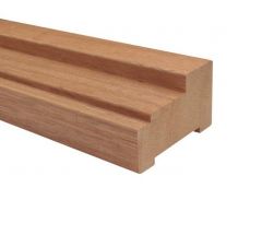 Meranti kozijnprofiel aa 70%pefc 67x114x3650 (3.65 meter)