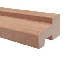 Meranti kozijnprofiel cc 70%pefc 67x114x3050 (3.05 meter)