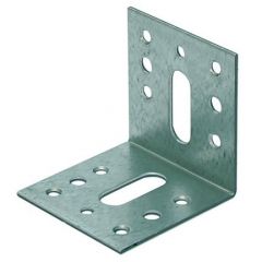 Hoek / Hoekanker / Versterkingshoek 60X60mm 57X2 115x2 Sendzimir Verzinkt - per stuk