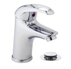 Athos KIWA wastafelmengkraan + klikwaste chroom