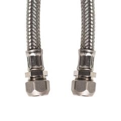 KIWA metalen Flexibele aansluitslang 12mm knel x 12mm knel 60cm