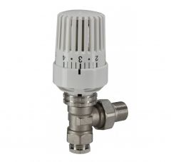 Thermostatische radiatorventiel 1/2inch x15mm haaks