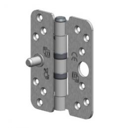 S2 veiligheids kogellagerscharnier Afgerond 89x89 2.4mm