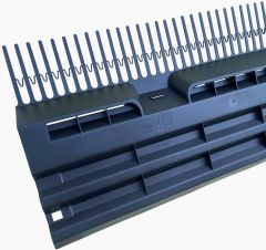 Kombi-dakvoet dakvoetprofiel zwart 1 meter per stuk