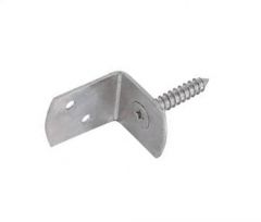 L-Steun Met Schroef RVS per 4 st.