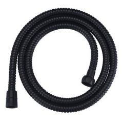 Wiesbaden Luxe metalen doucheslang 150cm conisch mat-zwart