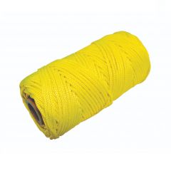 Metselkoord gevlochten 1.5mm PA fluor geel klos 50m